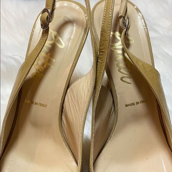 Leather 4” Heel. Cream With Leopard Bow Rockabilly Pin Up Style. Butter Brand - Picture 6 of 8